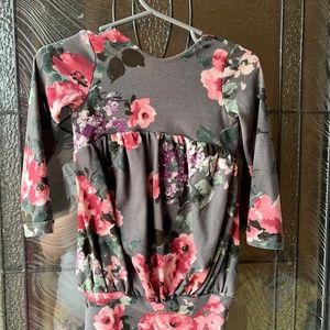 Banded long sleeve